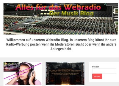 Webradio Blog- Alles fürs Webradio