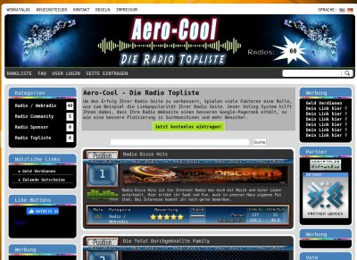 Aero-Cool Internet Radio Topliste